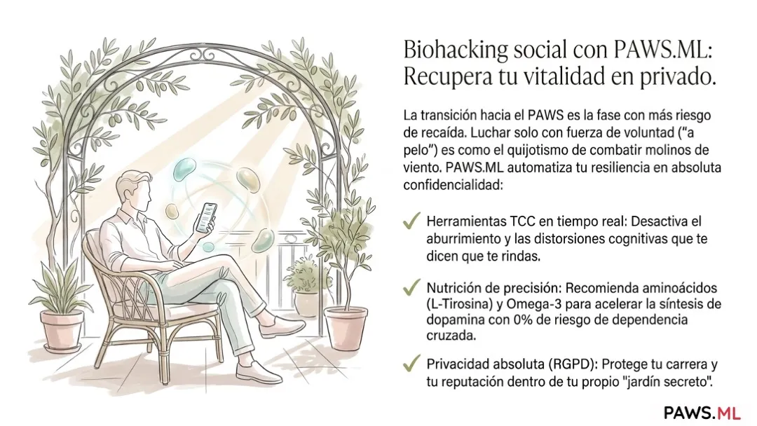Caída de la nube rosa: Depresión tras 1 mes de sobriedad y PAWS | PAWS.ML