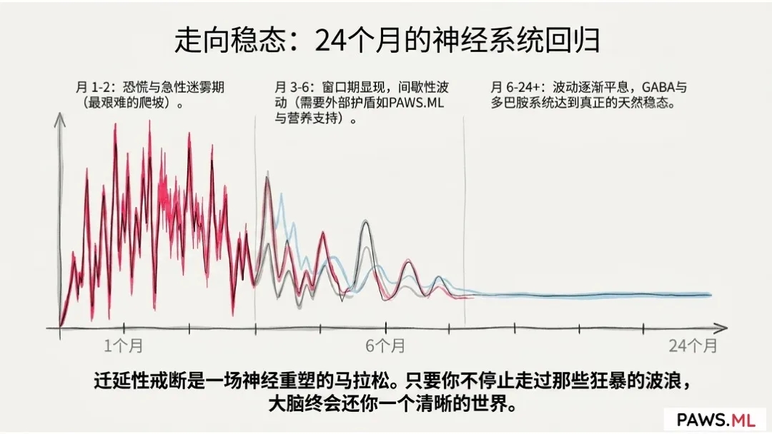 完整戒断反应时间表：为什么PAWS(迁延性戒断)的第45天比第5天更难熬？ | PAWS.ML
