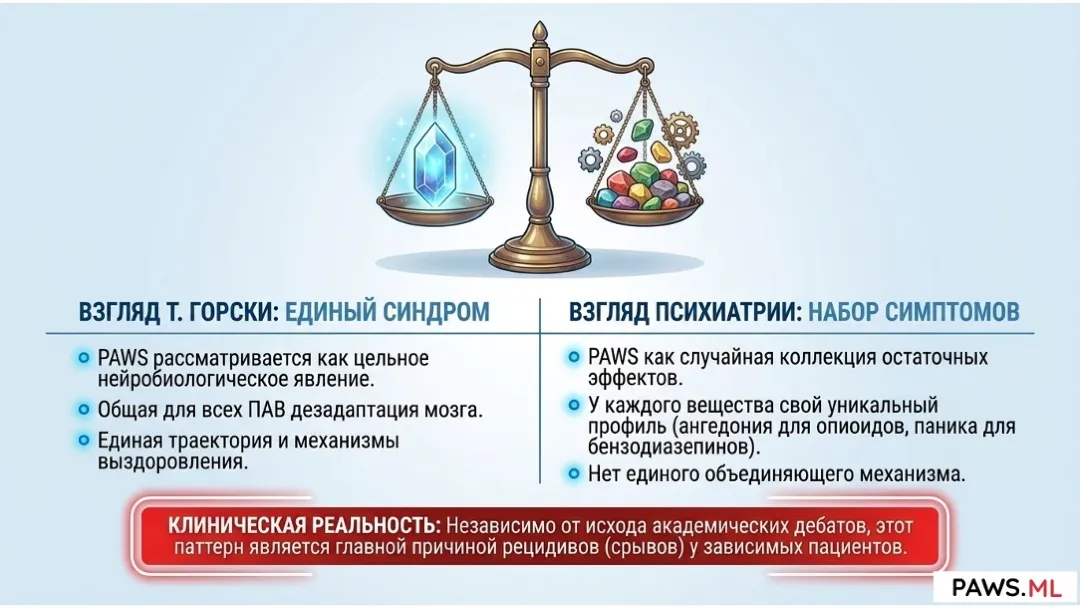 Постабстинентный синдром (ПАС / PAWS): Определение, история и научный статус | PAWS.ML