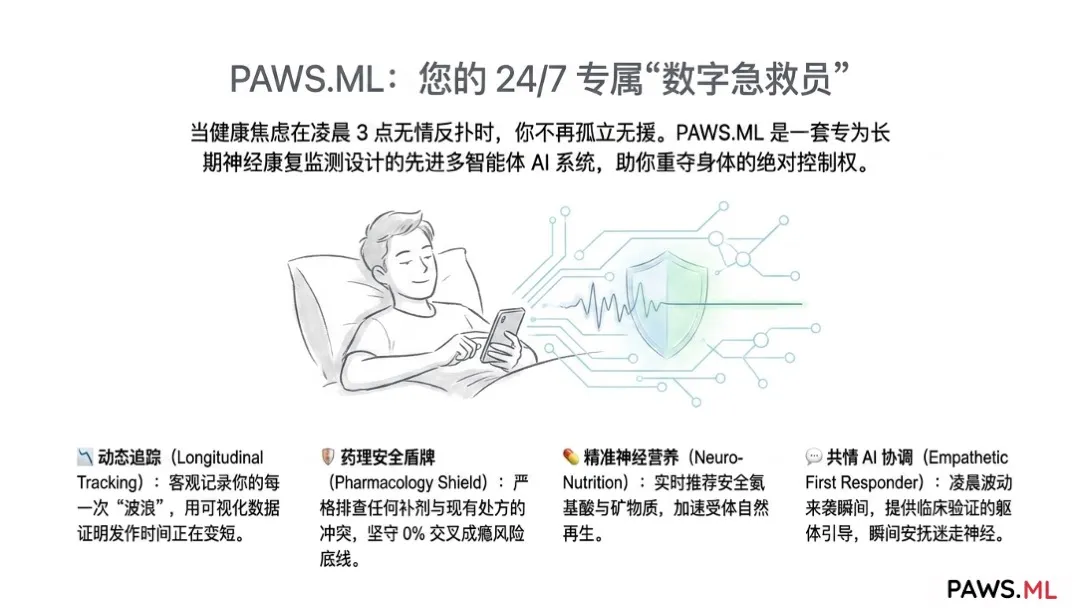 幻觉性戒断与 PAWS 的“波浪式”反扑:AI 如何在戒断数月后帮你安抚迷走神经 | PAWS.ML