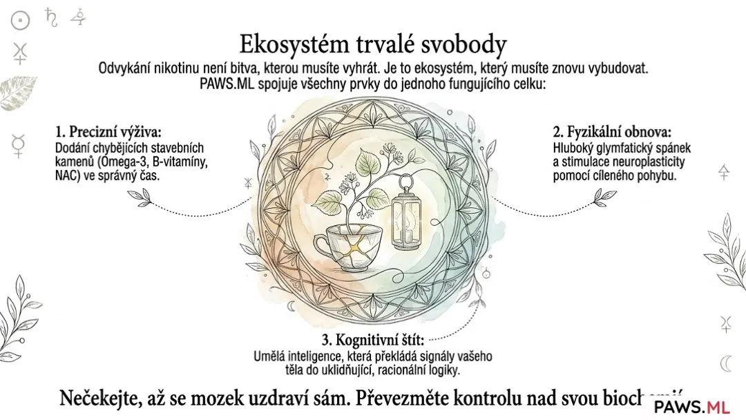 Biohacking odvykání nikotinu: Jak obnovit dopamin a přestat kouřit pomocí AI | PAWS.ML