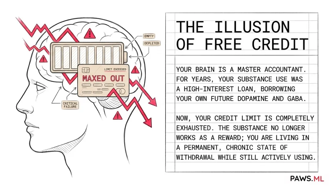 Withdrawal before quitting: Tolerance, PAWS & brain recovery | PAWS.ML