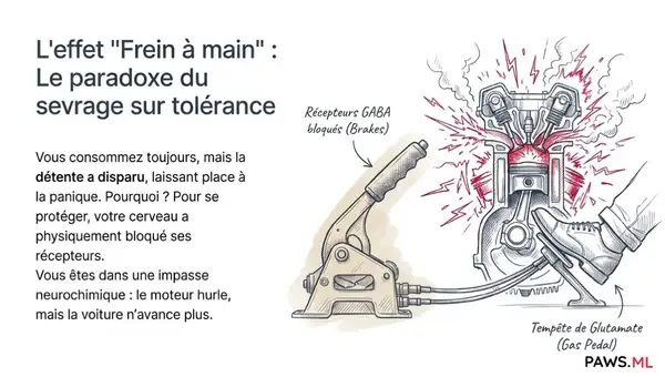 Le sevrage avant l'arrêt : Tolérance, PAWS & récupération cérébrale | PAWS ML AI System