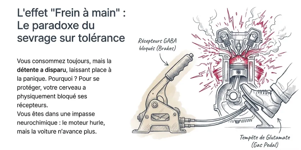 Le sevrage avant l'arrêt : Tolérance, PAWS & récupération cérébrale - PAWS ML AI System
