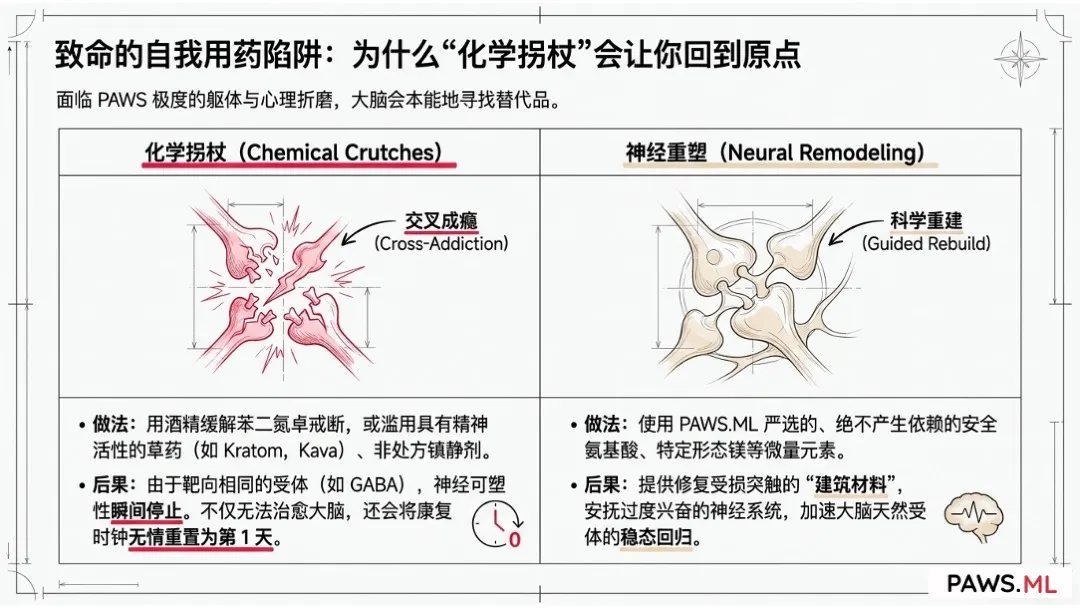 戒断前的戒断:耐受性戒断、PAWS 与大脑修复 | PAWS.ML